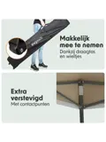 LifeGoods Partytent met Zijwanden– 3x6 m