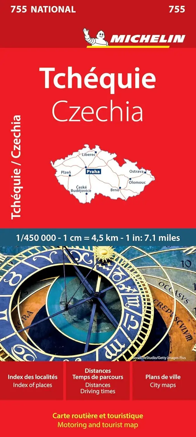 Wegenkaart National 755 Tsjechië