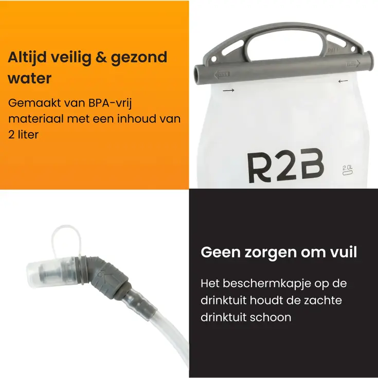 Waterzak voor runningvest