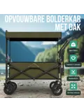 Bolderkar Opvouwbaar XL met Dak