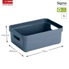 Sigma home - Opbergbox - 9L - 6-delig