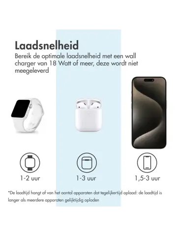 Draadloze Oplader voor Apple