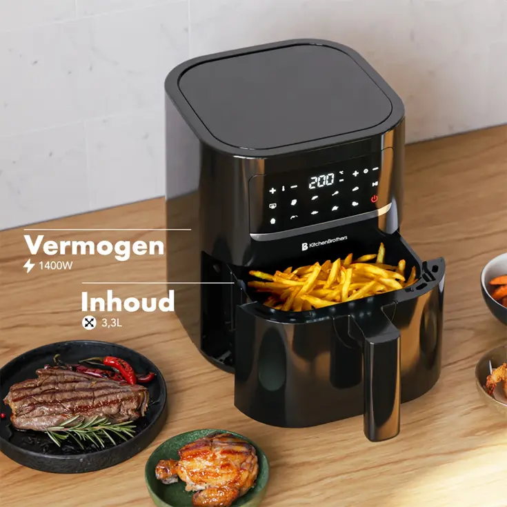 Airfryer – 3,3L – Zwart