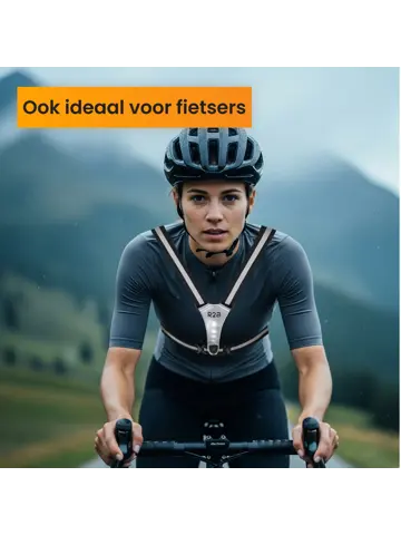 Hardloopvest met verlichting oplaadbaar