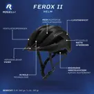 Ferox II - Fietshelm - Rogelli - 58-62 cm