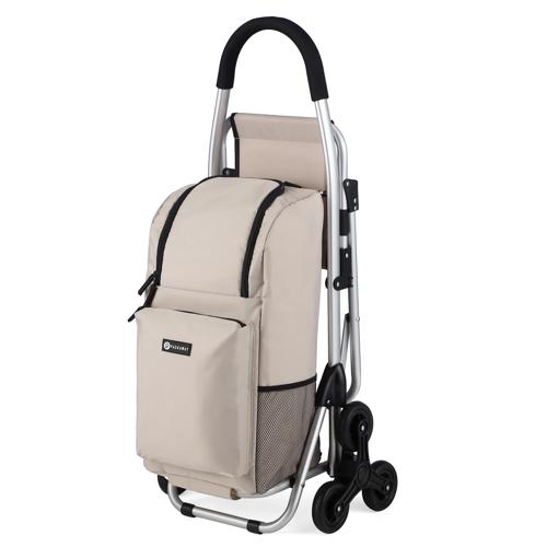 Boodschappentrolley 35L - Trapwielen
