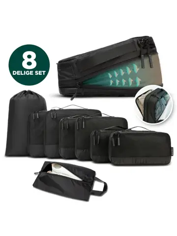 Remodius Packing Cubes Set 8-delig met Compressie