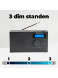 DAB51B DAB+/FM Radio Wekkerfunctie