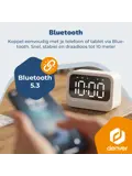 FM Klokradio Bluetooth Dual Alarm