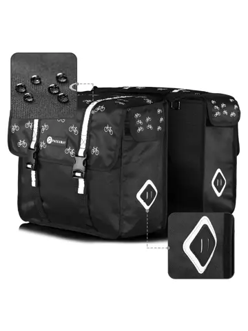 Packaway Dubbele Fietstassen 36L