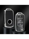 TPU Sleutelhoesje VW - Skoda - Seat Cupra zwart A3
