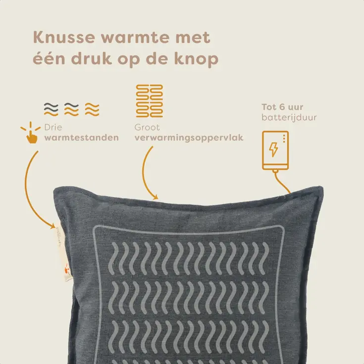 Pleafs Warmtekussen 45x45cm Outdoor