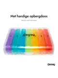 Pillendoos 7 Dagen – 3 Vakken