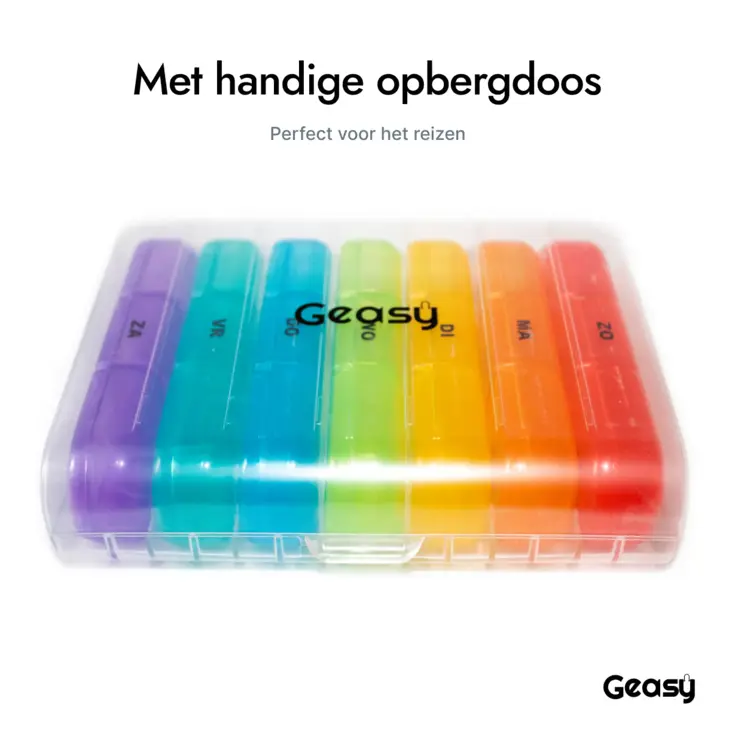 Pillendoos 7 Dagen – 3 Vakken