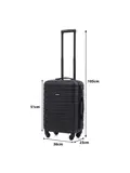 Kofferset S ABS 39L met TSA-slot en 360° wielen
