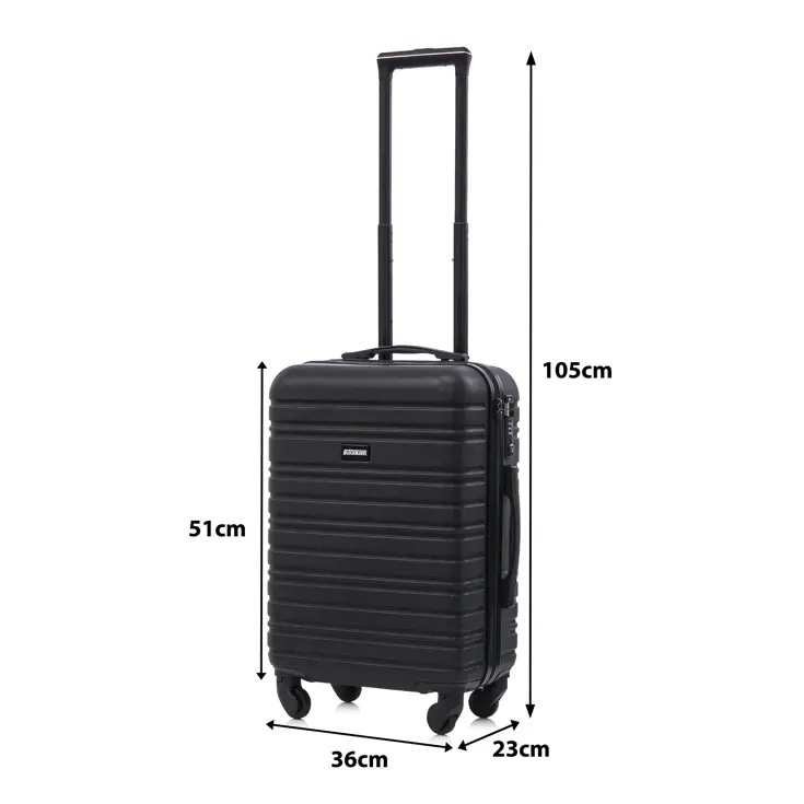 Kofferset S ABS 39L met TSA-slot en 360° wielen