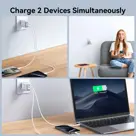 2-Poort Adapter USB/USB-C - Wit - Joyroom