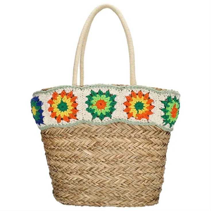Natural Life- Strandtas - Rieten Mand