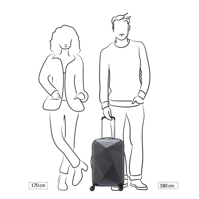 Delsey Karat 2.0 koffer / 37 L