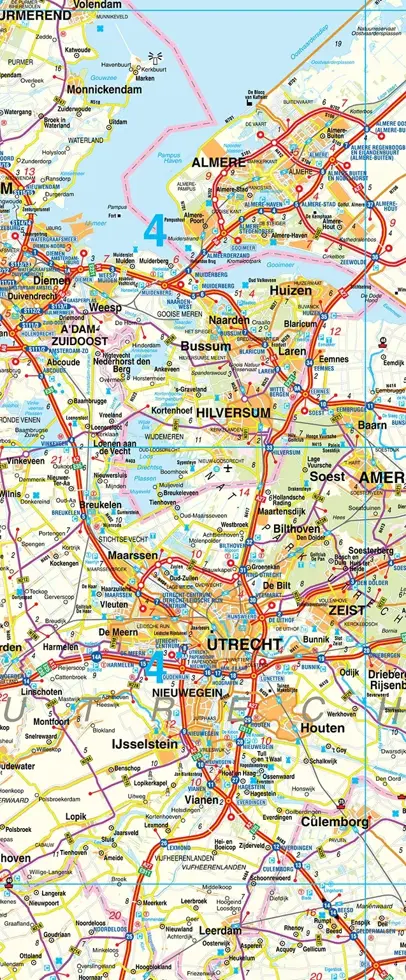 Autokaart Nederland Classic