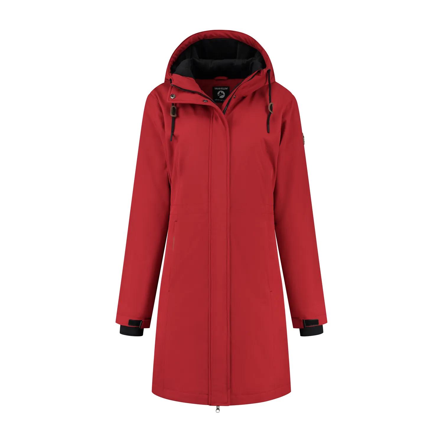 Travelin' Erla  Dames softshell jas  Rood main product image