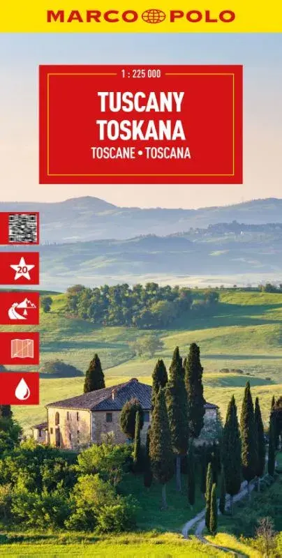 Marco Polo wegenkaart Toscane