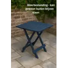 HEM Inklapbare Bijzettafel zwart 43x45 cm