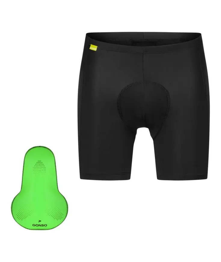 Sitivo U - Heren fietsonderbroek - Groene zeem