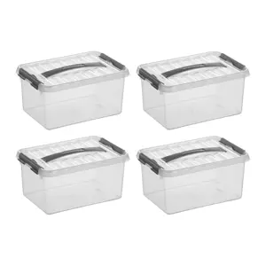 Q-line - Opbergbox - 6L - 4-delig