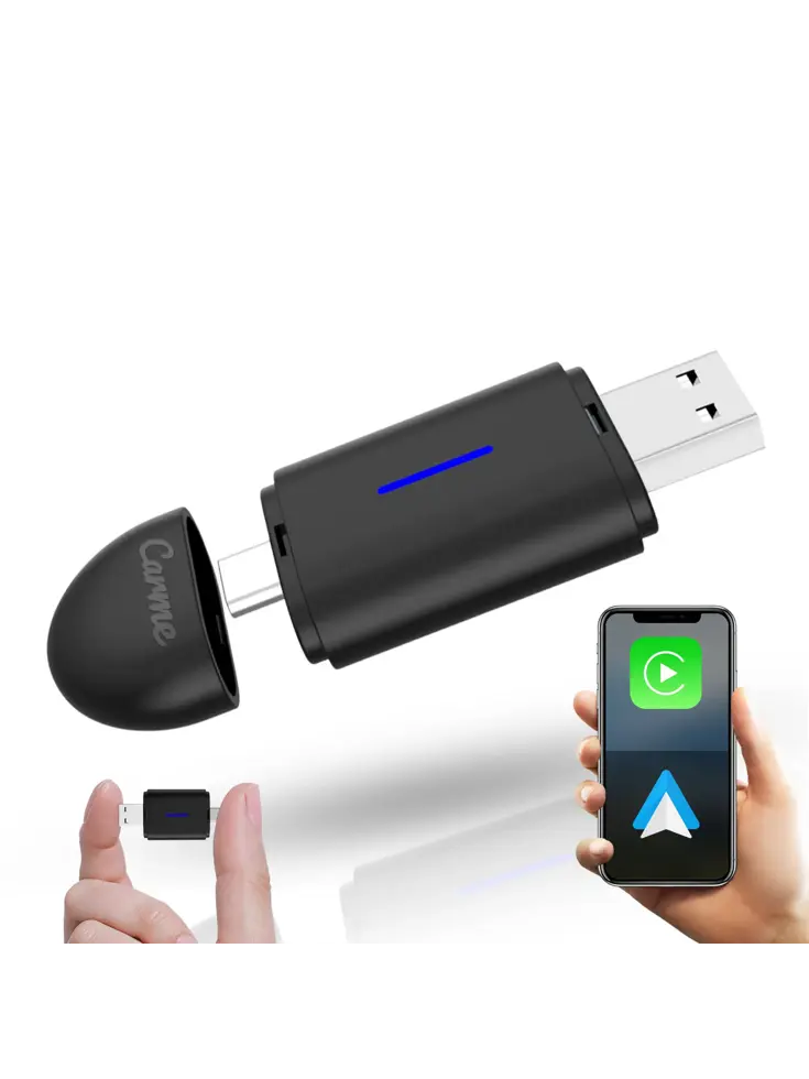 Mini 2-in-1 CarPlay & Android Auto Dongle