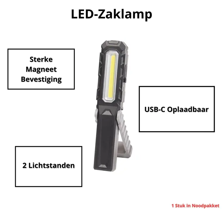 Noodpakket L met Powerbank-Noodradio-Waterfilter