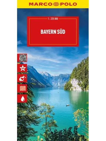 Wegenkaart 13 Beieren Zuid