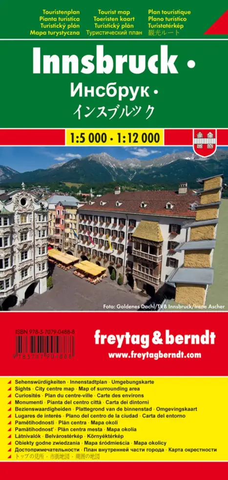 Stadsplattegrond Innsbruck