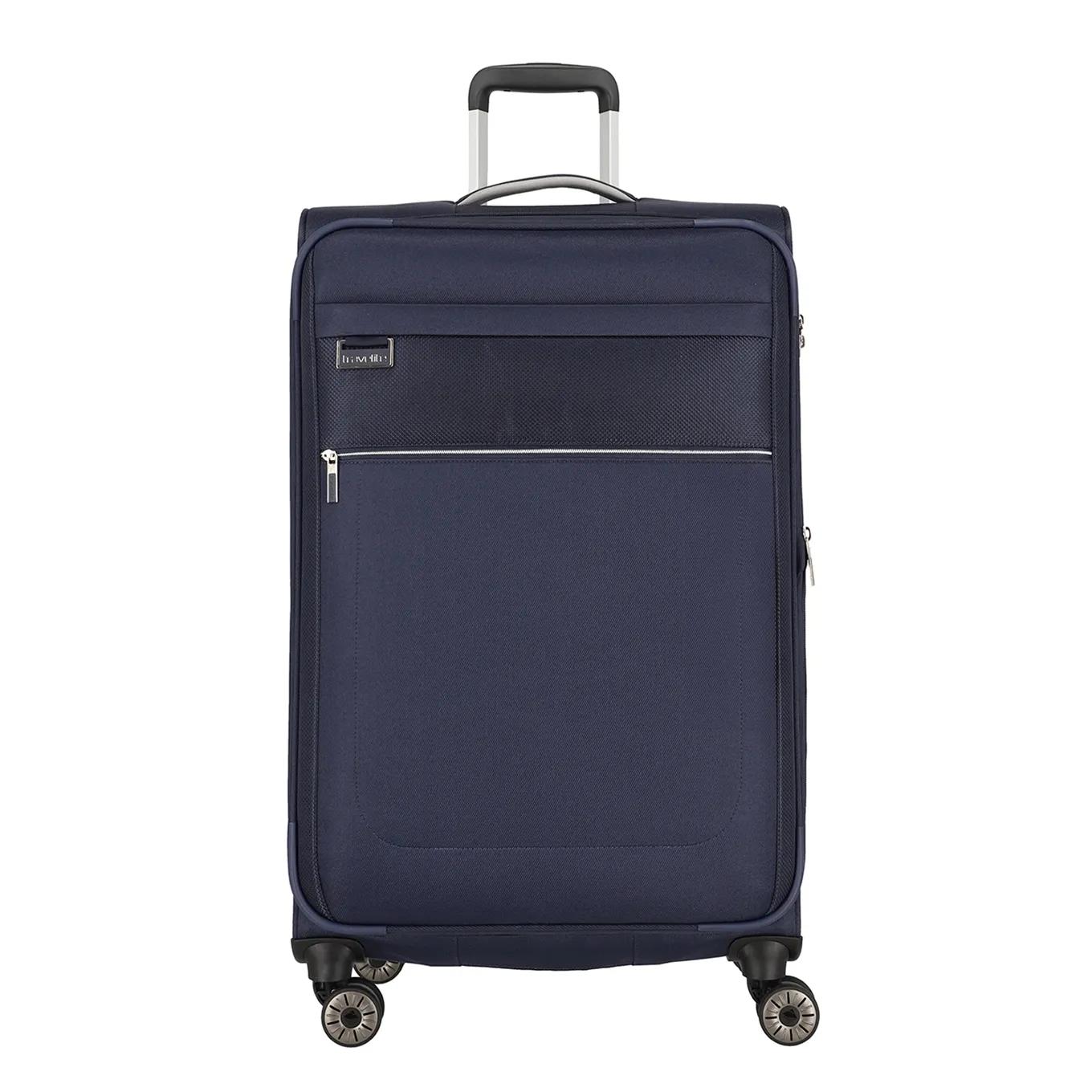 Travelite  4 wheel trolley l expandable Blauw  Blauw main product image