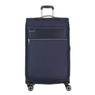 Travelite 4 wheel trolley l expandable Blauw