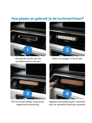 Autoparfum Inclusief 6 Geuren - Luchtverfrisser