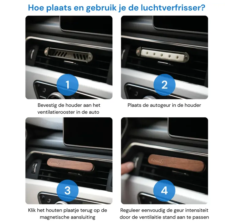 Autoparfum Inclusief 6 Geuren - Luchtverfrisser