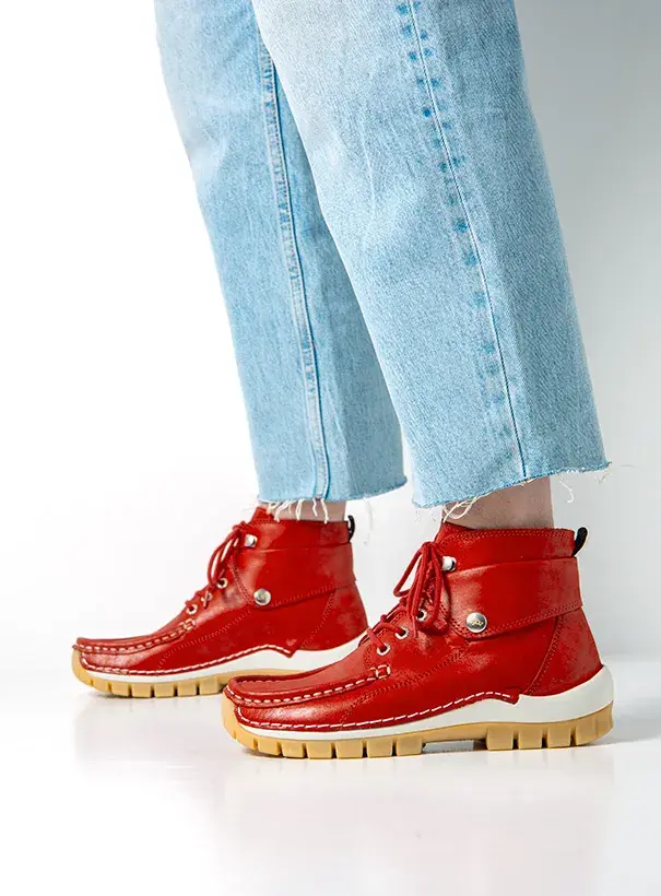 Jump Summer - Hoge veterschoenen dames
