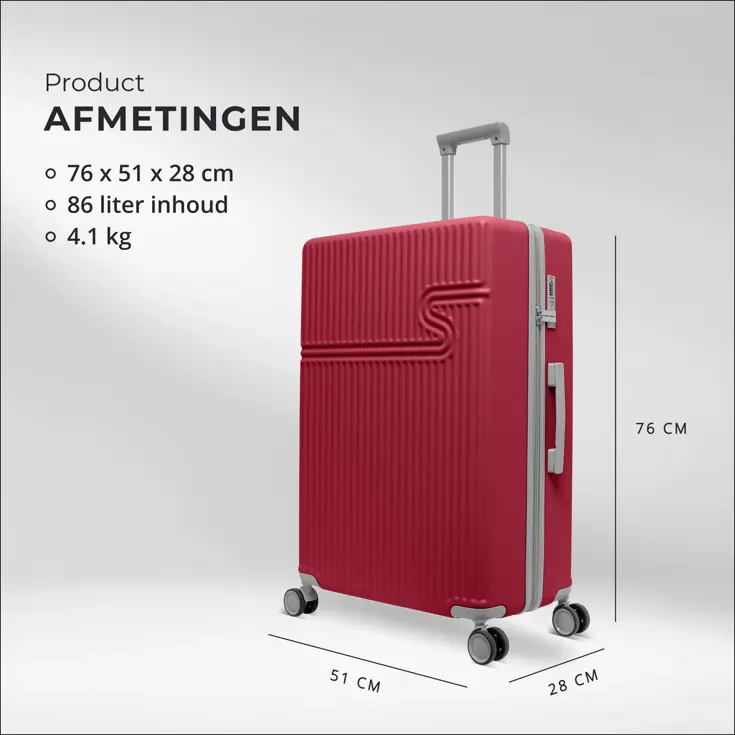 Grote Reiskoffer 76cm - 86L