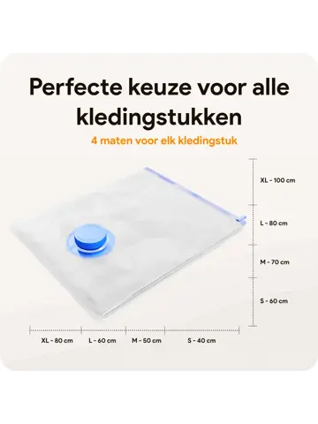 Vacuumzakken kleding & dekbedden – 14-delige set