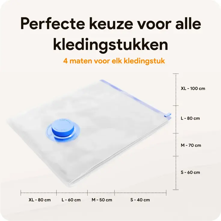 Vacuumzakken kleding & dekbedden – 14-delige set