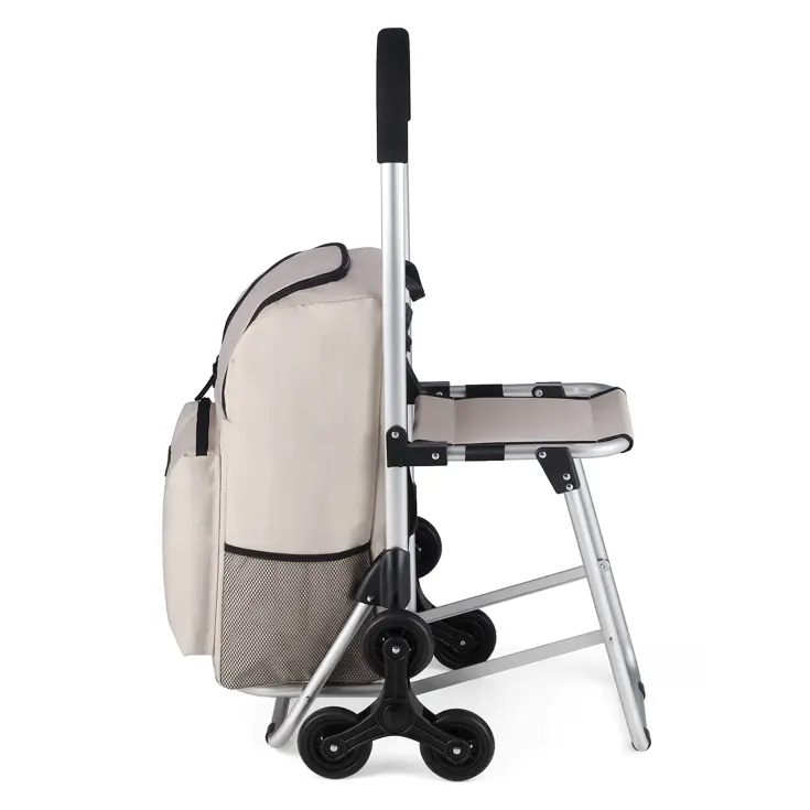 Boodschappentrolley 35L - Trapwielen