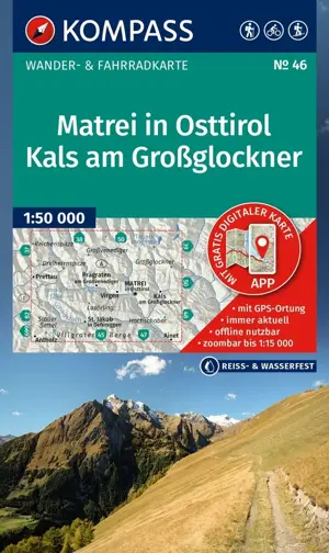 Wandelkaart WK46 Matrei in Osttirol