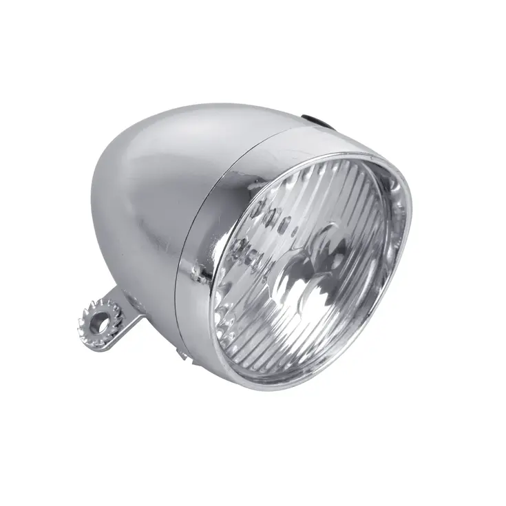 Classic chroom koplamp met 3 krachtige LED’s