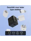 Travel Y35 - Wereldstekker - 35W 170+ landen
