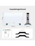 Convectorkachel – 2000W – Wit
