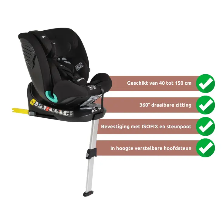 i-Protect 40-150 cm 360° i-Size Autostoel