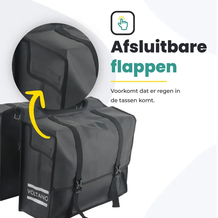 Voltano Dubbele Fietstas XL Tarpaulin