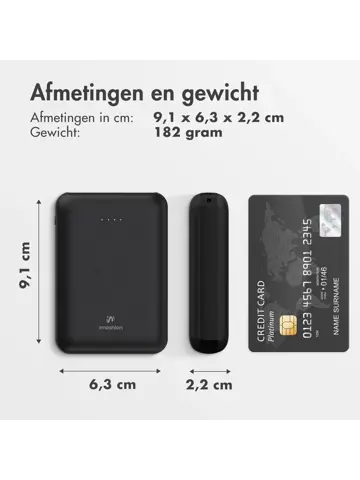 Compact Powerbank 10.000 mAh