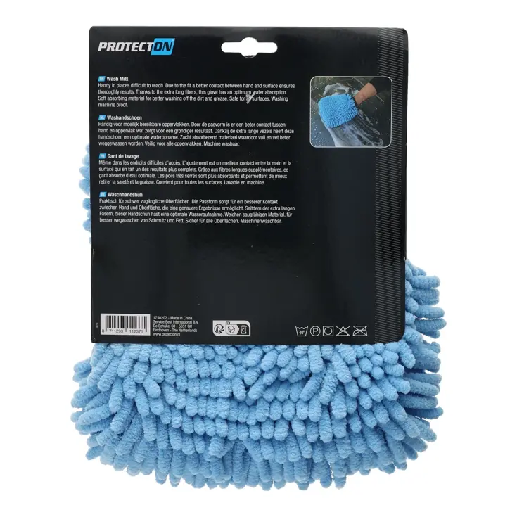 Chenille microvezel washandschoen voor auto